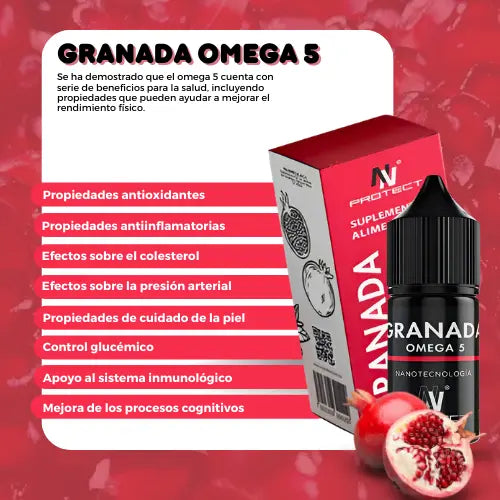 Granada Omega 5 | Antioxidante natural