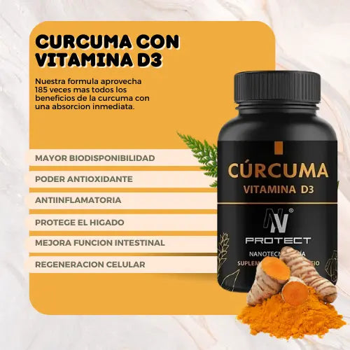 Curcuma con nanotecnologia