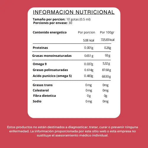 Granada Omega 5 | Antioxidante natural